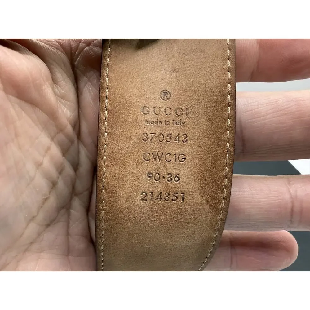 Gucci - Guccissima GG Belt Pink 36